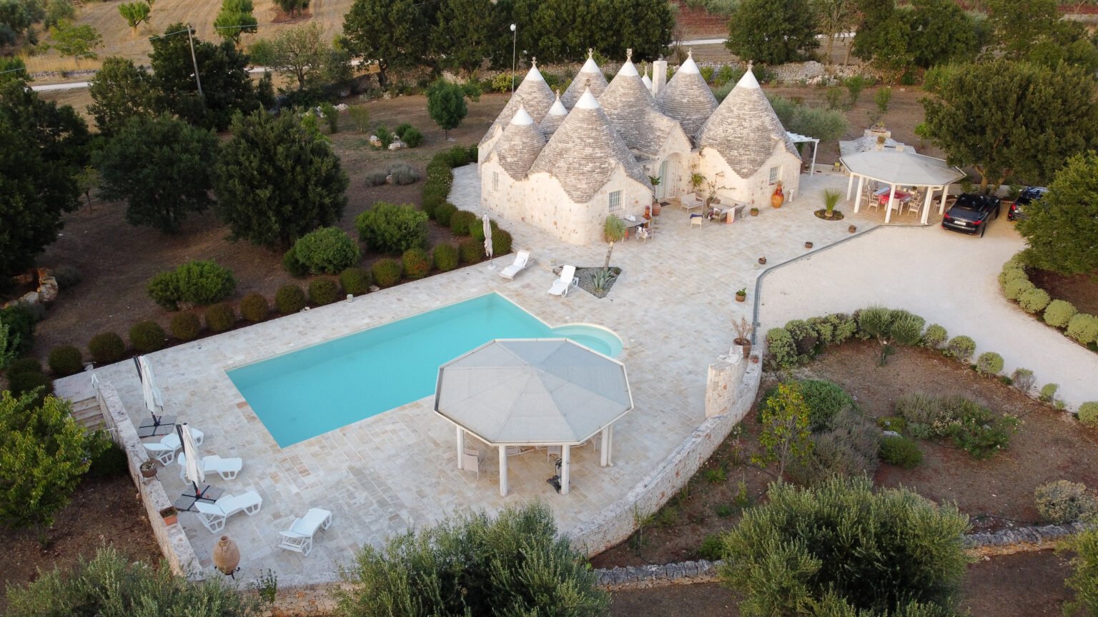 Luftbild Immobilie Villa